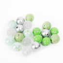 CousinDIY Bubblegum Bead 20mm, 20 pack - Lime Mix*