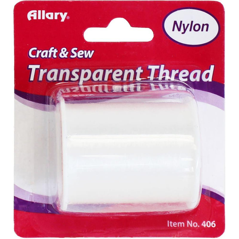 Allary - Transparent Nylon Thread 150yd Clear – CraftOnline