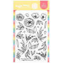 Waffle Flower Crafts Clear Stamps 4"X6" - Simple Stems