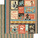 Graphic 45 Double-Sided Paper Pad 8inX8in - Well Groomed*
