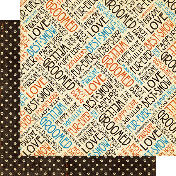 Graphic 45 Double-Sided Paper Pad 8inX8in - Well Groomed*
