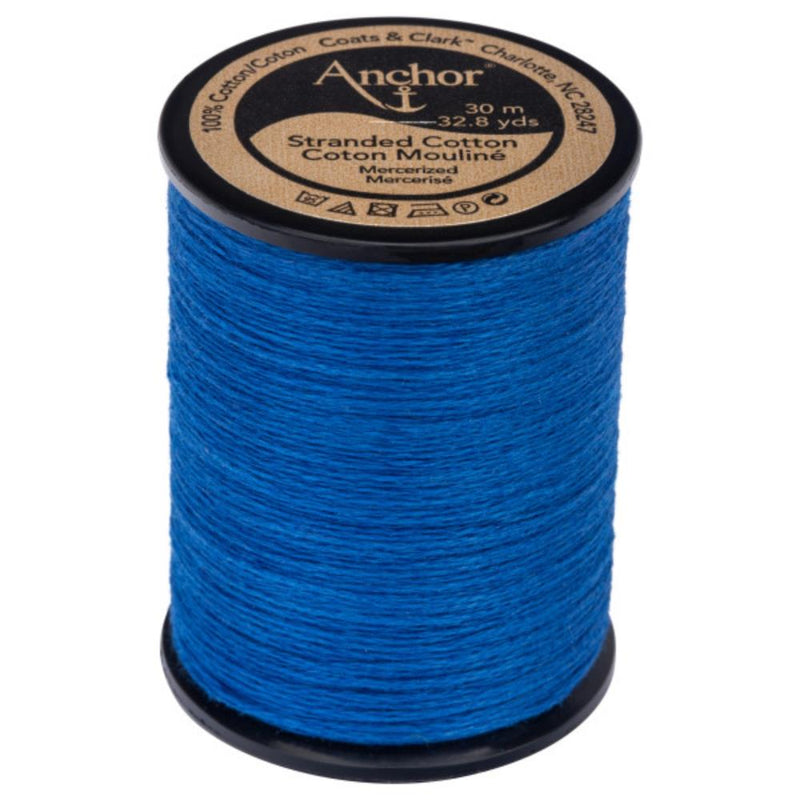 Anchor 6-Strand Embroidery Floss Spool 32.8yd - Cobalt Blue Medium Dark*