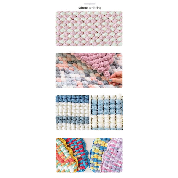 Poppy Crafts Pom Pom Yarn 150g - Fairy Floss
