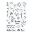 Tonic Studios Clear Stamps Christmas Confetti Sentiments*