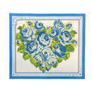 Poppy Crafts Cross-Stitch Kit 49 - Rose Heart - Blue*