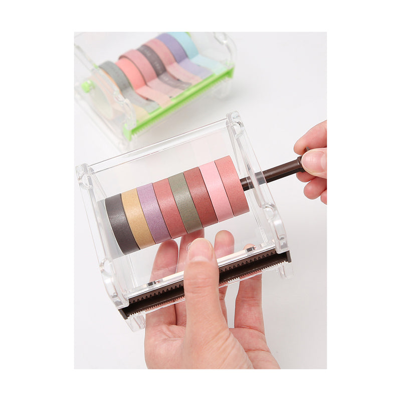 Poppy Crafts Stackable Washi Tape Cutter - Brown