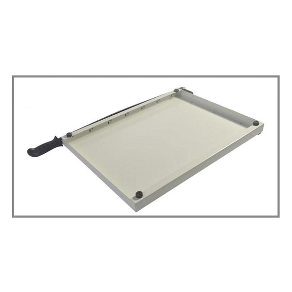 Paper cutter with a white background