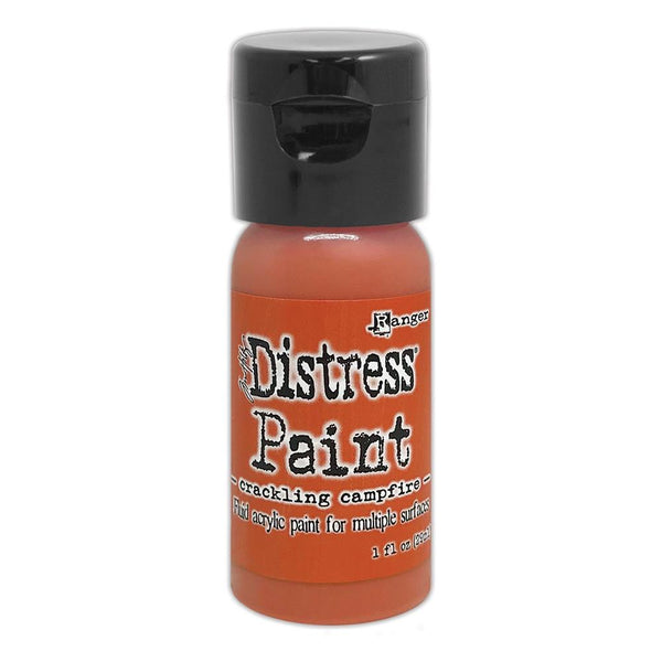 Tim Holtz Distress Paint Flip Top 1oz - Crackling Campfire*