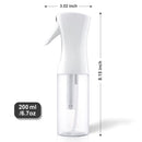 Universal Crafts 200ml Continuous Fine Mist Spray Bottle - White