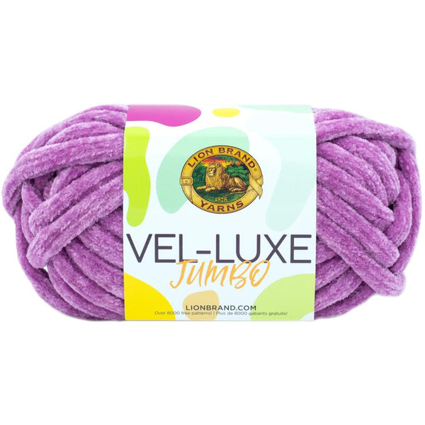 Lion Brand Vel Luxe Jumbo Yarn Mulberry 200g CraftOnline