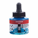 564 - Talens Amsterdam Acrylic Ink 30ml - Brilliant Blue