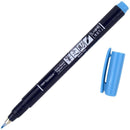 Tombow Fudenosuke Fine Tip Brush Pen - Neon Blue*