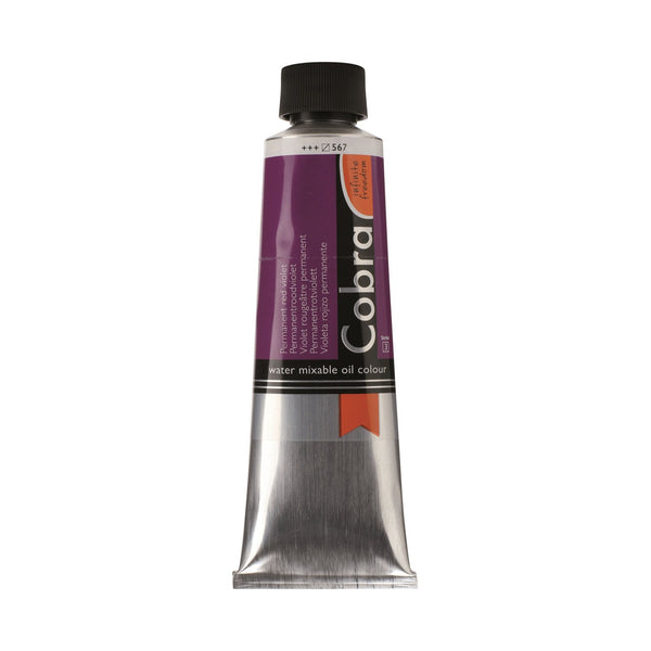 Cobra Artist Water Mixable Oil Colour  - 567 - Permanent Red Violet 40ml*