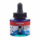 570 - Talens Amsterdam Acrylic Ink 30ml - Phthalo Blue