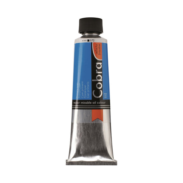 Cobra Artist Water Mixable Oil Colour  - 572 - Primary Cyan 40ml*