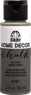 FolkArt Home Decor Chalk Paint 2oz Castle