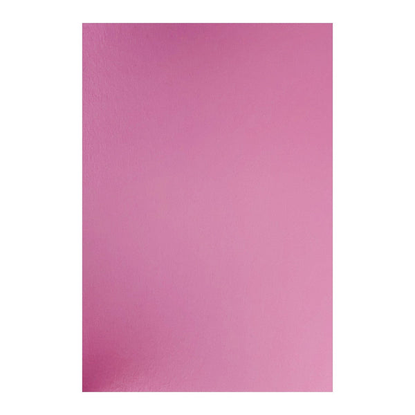 Poppy Crafts A4 Premium Mirror Cardstock 10 Pack - Pink/Purple Glaze