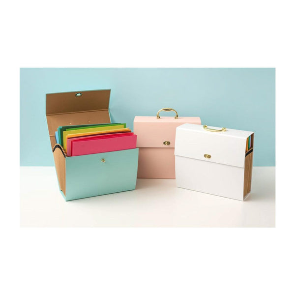 We R Memory Keepers Accordion Paper Storage 12"x 12" - Cream
