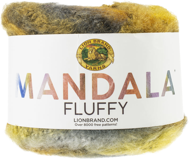 Lion Brand Mandala Fluffy Yarn - Butterfly Fish - 3.5oz/100g^*