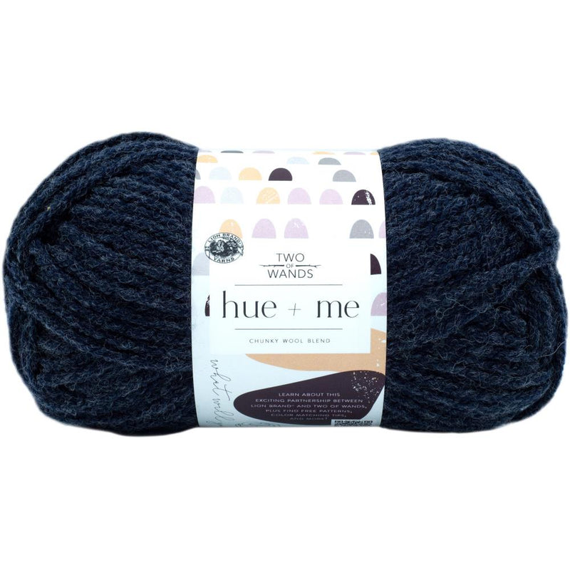 Lion Brand Hue & Me Yarn - Peacoat - 4.4oz (125g) 137yd