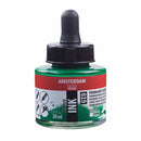 618 - Talens Amsterdam Acrylic Ink 30ml - Permanent Green Light