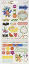 Amy Tan Picnic In The Park Cardstock Stickers 77/Pkg W/Glitter Accents*