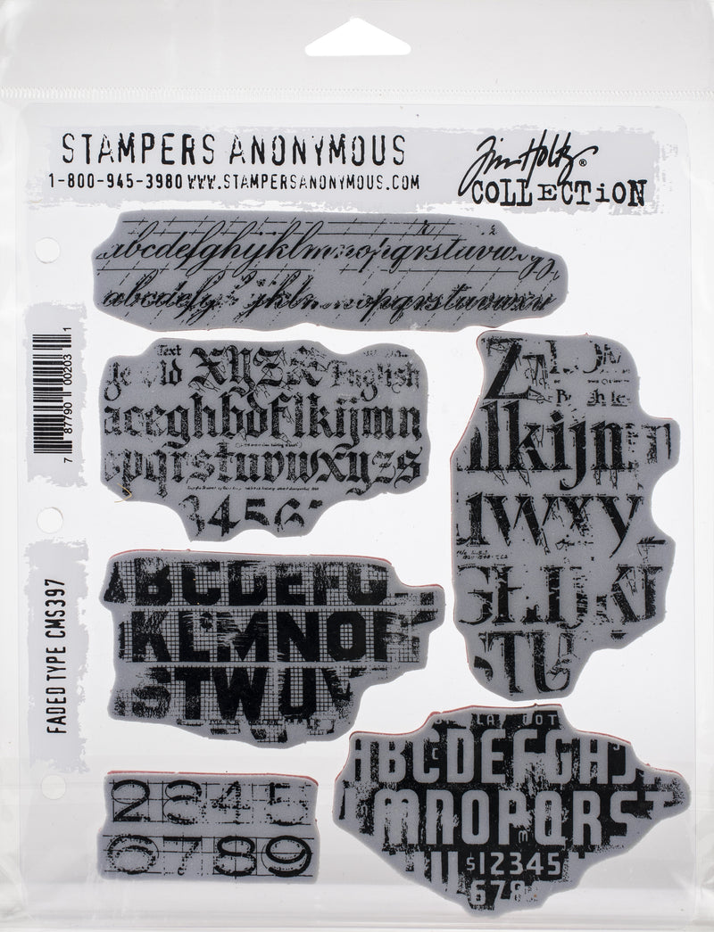 Tim Holtz Cling Stamps 7″X8.5″: Flower Shop