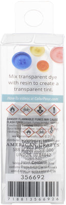 American Crafts Color Pour Resin Dyes .3oz Translucent - Metallic Silver*