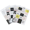 Teresa Collins Designer Stickers 5/Sheets - Bold Life, Hustle*
