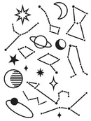 Embossing Folder 4.25in x 5.75in - Planet Pattern*