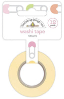 Doodlebug Washi Tape 15mmX12yd - Baby Pins, Bundle Of Joy