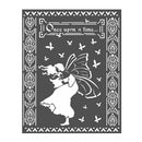 Stamperia Stencil 7.87in x 9.84in - Once Upon A Time, Winter Tales