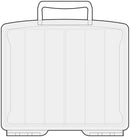 We R Washi Translucent Plastic Storage Bin 14"X13"X4.375" Case
