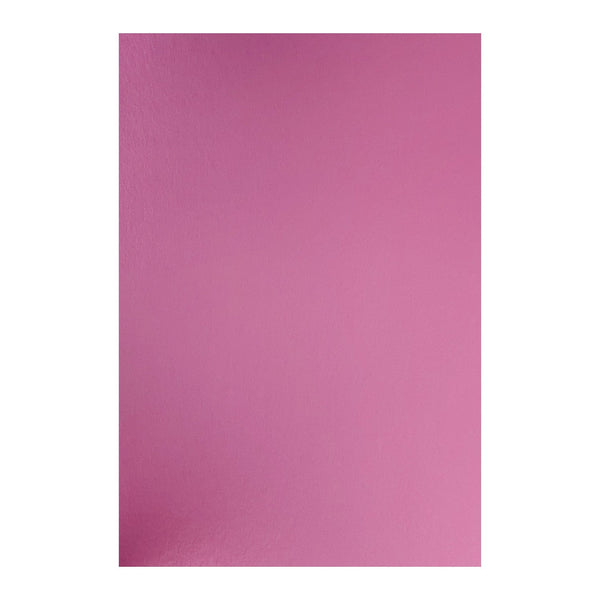 Poppy Crafts A4 Premium Metallic Cardstock 10 Pack - Pink