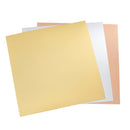 We R Memory Keepers Bevel Quill, Board Sheets 8x8 6 pack  - 3 Colours/2 Each*