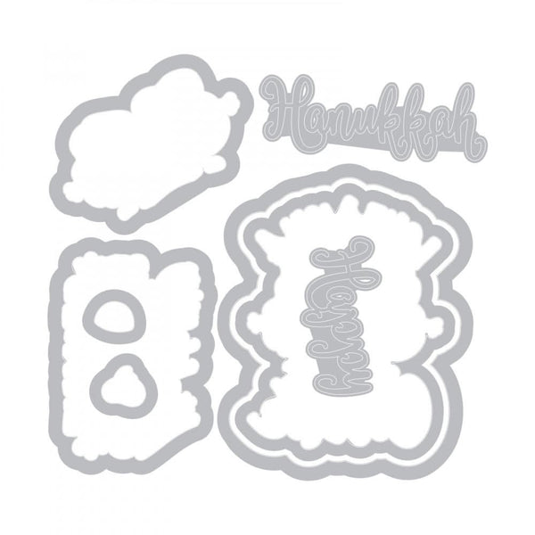 Sizzix - Framelits Die & Stamp Set By Katelyn Lizardi - Love You A Latke*