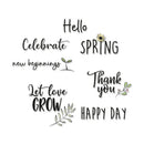 Sizzix Clear Stamps By Olivia Rose - New Beginnings*
