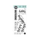 Sizzix Clear Stamps By Pete Hughs - Sunnyside Sentiments