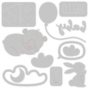 Sizzix Thinlits Dies By Olivia Rose 12/Pkg - Hello Baby*
