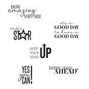 Sizzix Clear Stamps By Olivia Rose - Positive Signs*