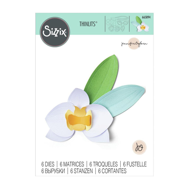 Sizzix Thinlits Dies By Jennifer Ogborn 6/Pkg - Orchid*