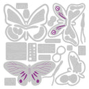 Sizzix Thinlits Dies By Jenna Rushforth 29/Pkg - Patterned butterflies*