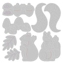 Sizzix Thinlits Dies By Jennifer Ogborn 8 Pack - Harvest Squirrels*