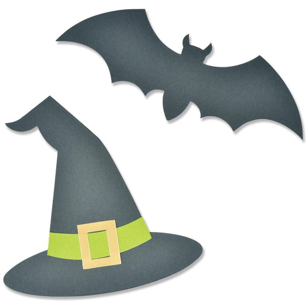 Sizzix Bigz Plus Die By Jennifer Ogborn - Hat, Bat & Buckle*