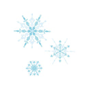 Sizzix Layered Clear Stamp by Olivia Rose - 6-pack - Snowflakes*