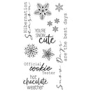 Sizzix Clear Stamps By Jennifer Ogborn - Winter Sentiments*