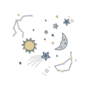 Sizzix Thinlits Dies By Jennifer Ogborn 12 Pack - Night Light*