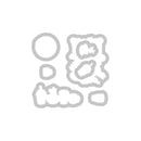 Sizzix Framelits Die & Stamp Set By Jen Long - 3-pack - Caf*