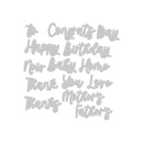 Sizzix Thinlits Dies By Lisa Jones - 14 -pack - Variety Sentiments*
