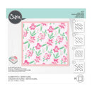 Sizzix Making Tool Layered Stencil by Alexis Trimble 6"x6" - Flower Patch*